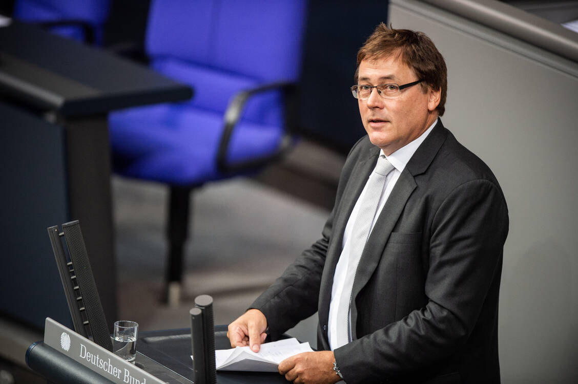 Seit 2017 ist Ullrich Mitglied des Deutschen Bundestags (Archivbild von 2019). Dort sitzt er im Ausschuss für die Angelegenheiten der Europäischen Union sowie im Wirtschaftsausschuss. / Foto: picture alliance/dpa | Arne Immanuel Bänsch