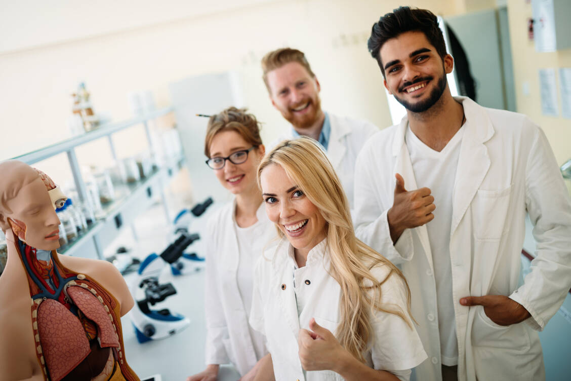 Zwei Semester mehr bringen viel Platz für mehr klinische und pharmakologische Inhalte, bevorzugt auch gemeinsam mit Medizinstudenten erlernt. / Foto: Adobe Stock/NDABCREATIVITY