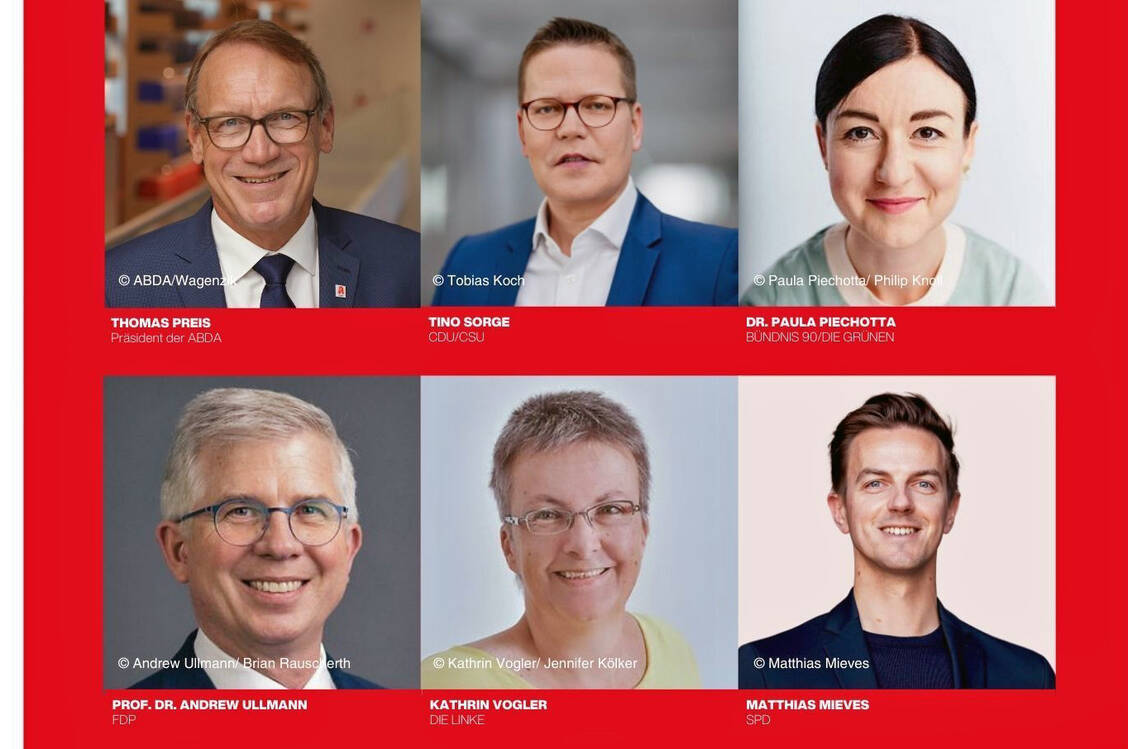 Gesundheitspolitiker der Fraktionen diskutieren mit ABDA-Präsident Thomas Preis über die Apothekenpläne der Parteien. / © ABDA