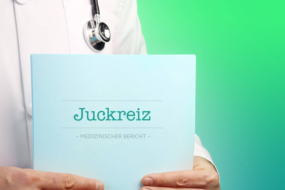 Prurigo nodularis ist eine seltene Hautkrankheit mit juckenden Hautknötchen, die meist an den Gliedmaßen auftreten. / Foto: Adobe Stock/MQ-Illustrations