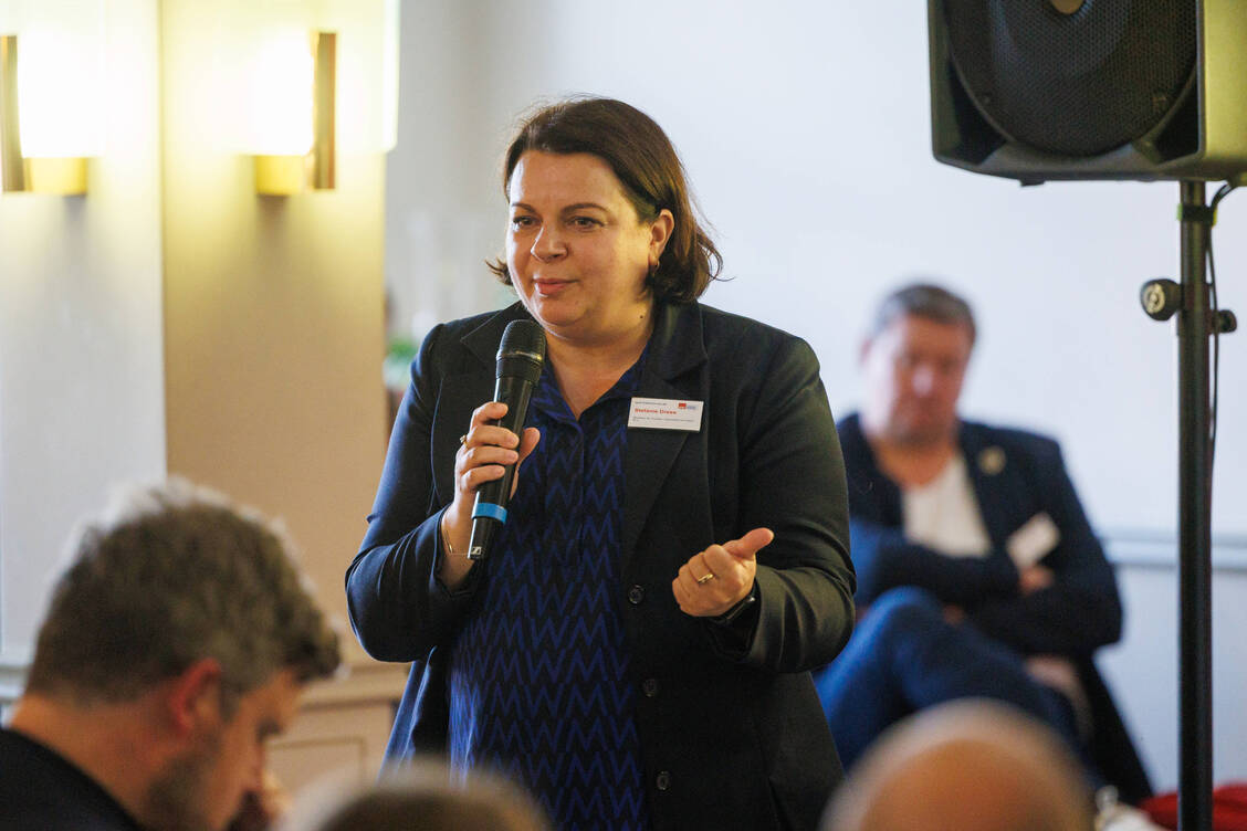 Seit November 2021 ist Stefanie Drese (SPD) Ministerin für Soziales, Gesundheit und Sport des Landes Mecklenburg-Vorpommern.  / © Imago/Andy Bünning