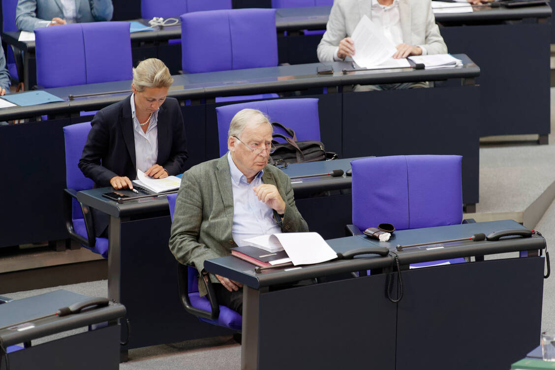 Die AfD-Fraktion im Bundestag fordert 5 Euro Botendienstvergütung für die Apotheker. / Foto: imago images/Jürgen Heinrich