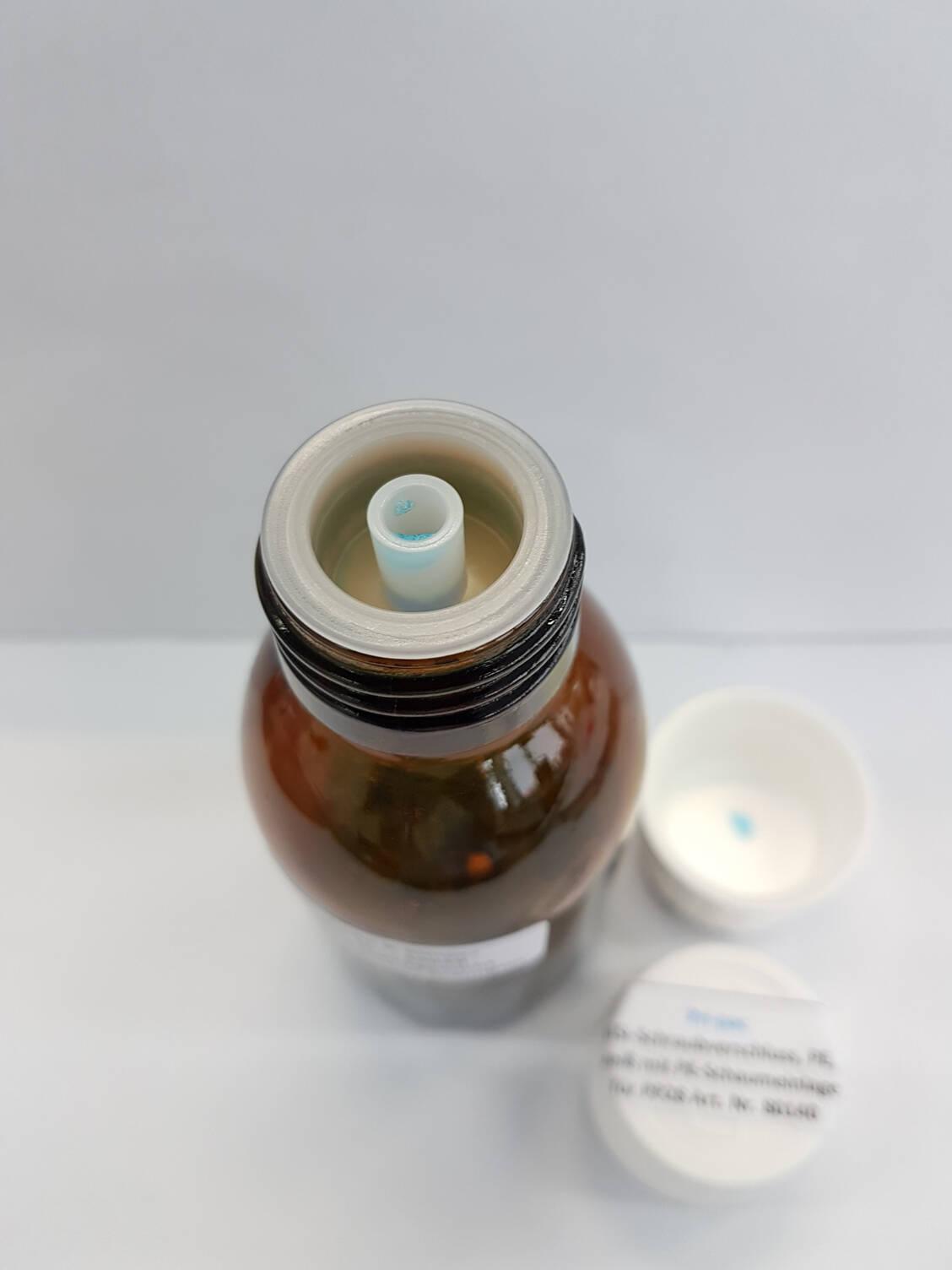 Abbildung 2: Geeignetes Verschlusssystem ohne Austritt der Prüflösung. / Foto: ZL, DAC/NRF