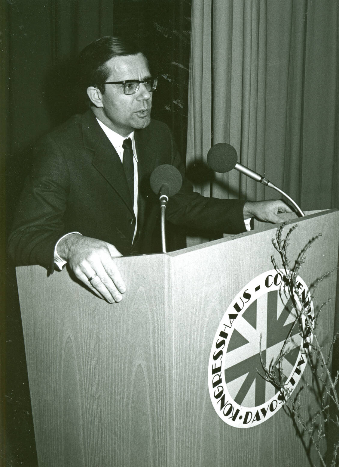 Professor Ernst Mutschler, Davos 1975 / Foto: Foto: PZ-Archiv
