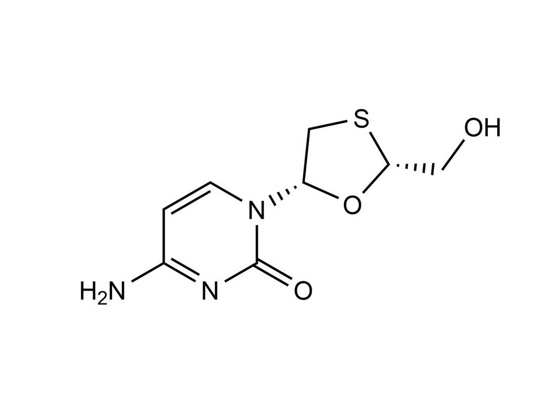 Strukturformel Lamivudin / © Wurglics