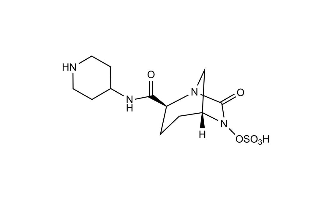 Strukturformel von Relebactam / Foto: Grafik: Wurglics