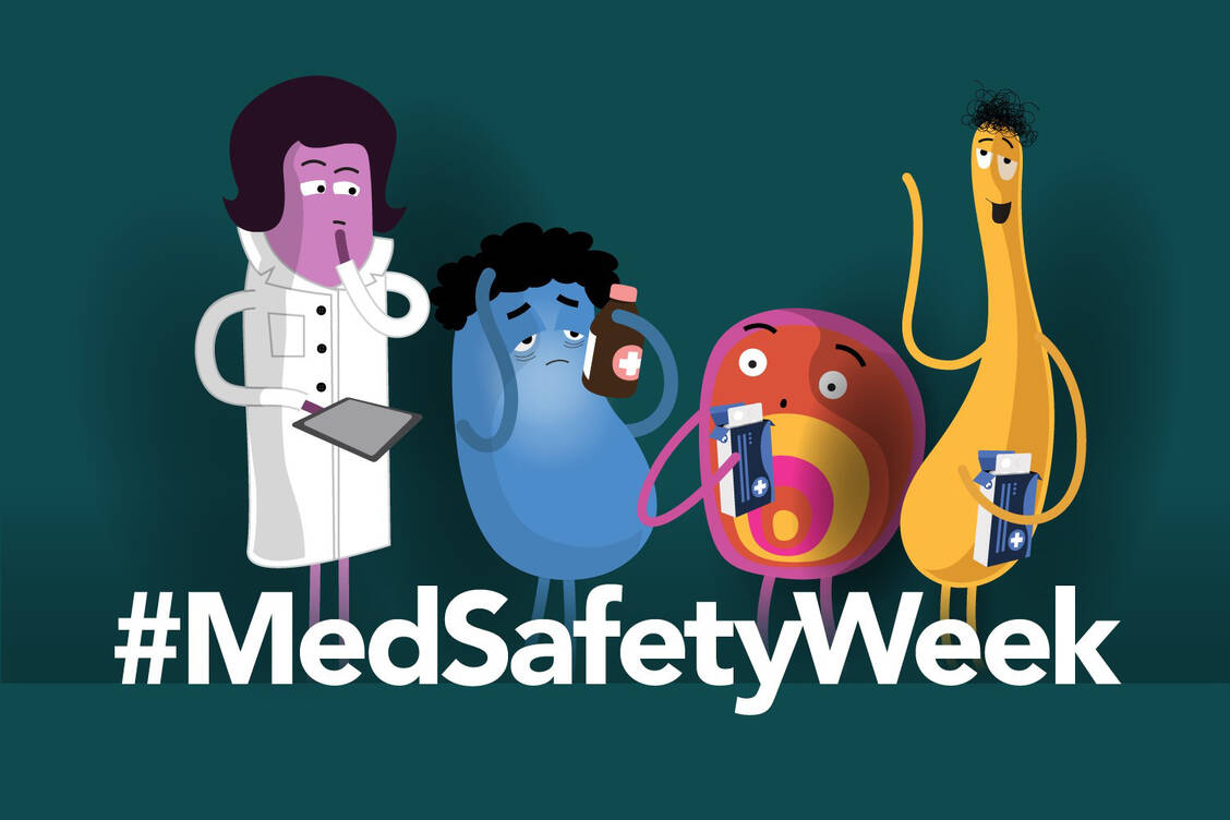 Die jährliche Kampagne #MedSafetyWeek soll weltweit das Bewusstsein für das Melden unerwünschter Arzneimittelwirkungen stärken. / © Uppsala Monitoring Centre