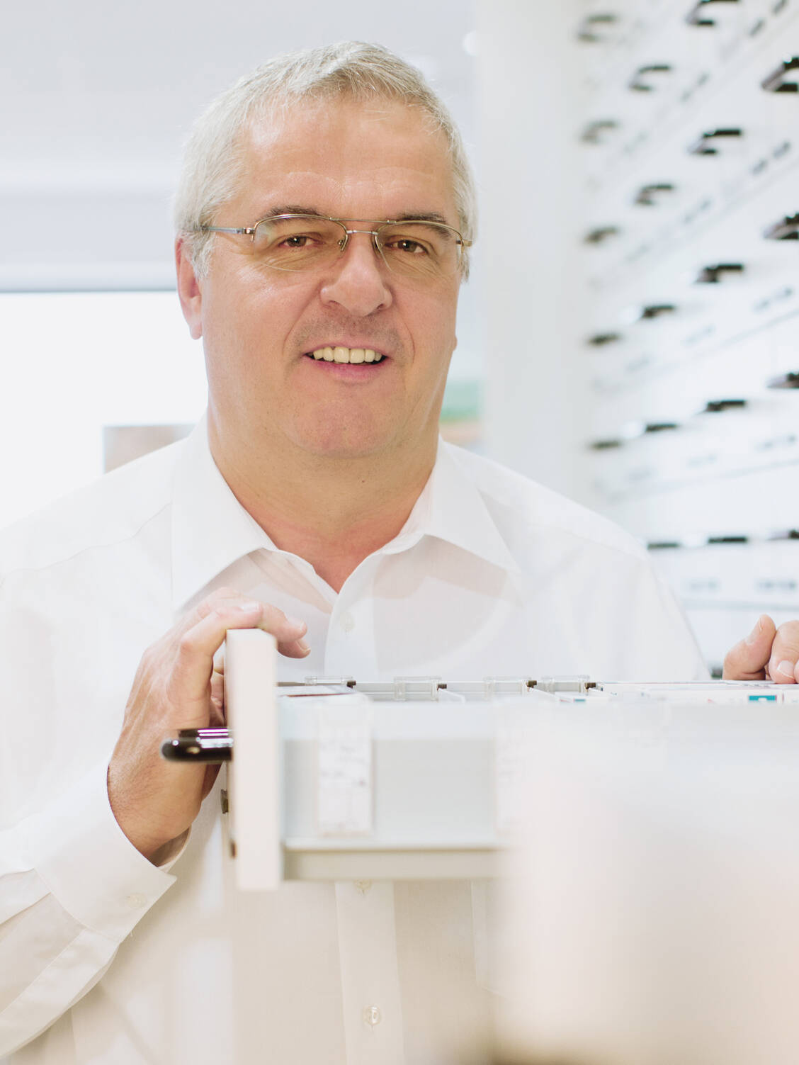 Manfred Saar, Präsident der Apothekerkammer des Saarlandes / © Andre Zelck