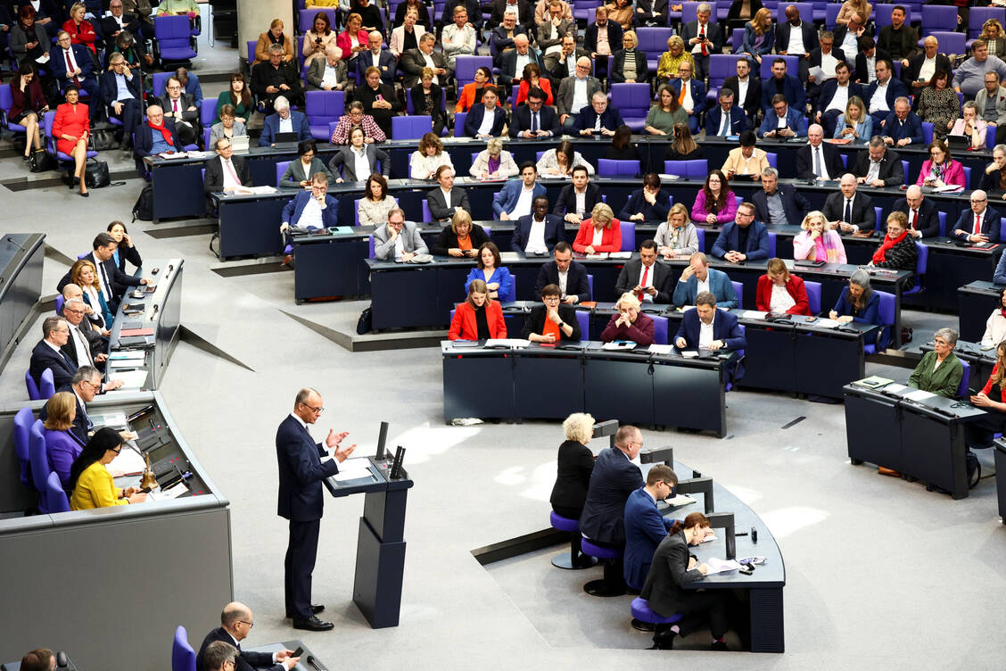 Bis zuletzt war nicht klar, ob es für eine Zweidrittelmehrheit reichen würde. / © picture alliance / REUTERS