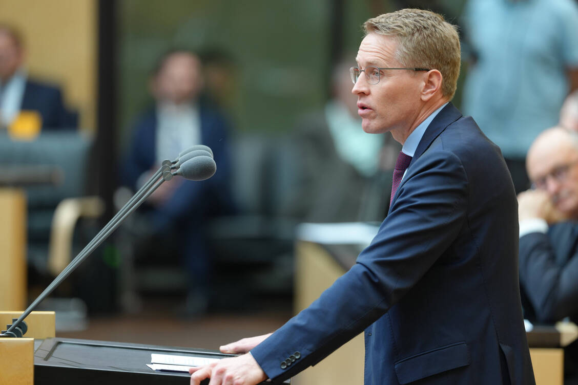 Daniel Günther (CDU), Ministerpräsident von Schleswig-Holstein, brachte am 27. März eine Initiative zur Einführung einer Zuckersteuer in den Bundesrat ein. / © Imago Images/Political-Moments