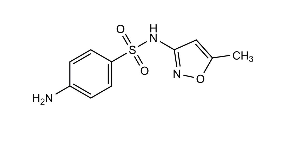 Strukturformel Sulfamethoxazol / Foto: Wurglics
