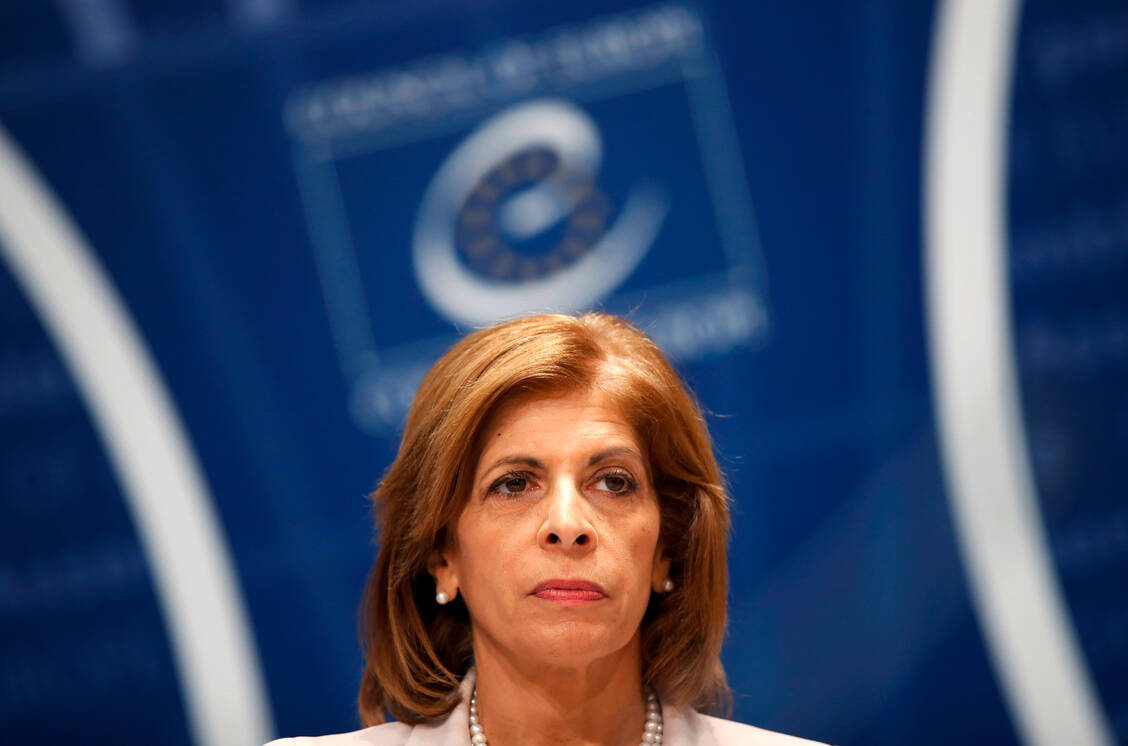 Die designierte Gesundheitskommissarin Stella Kyriakides engagiert sich seit Langem im Kampf gegen Brustkrebs. / Foto: picture alliance / REUTERS