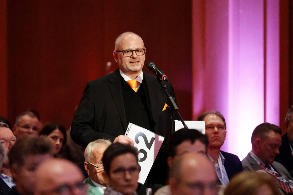 Danny Neidel, Geschäftsführer der Landesapothekerkammer Thüringen, forderte, für das Berufsbild des Apothekers zu kämpfen. / Foto: PZ/Alois Müller