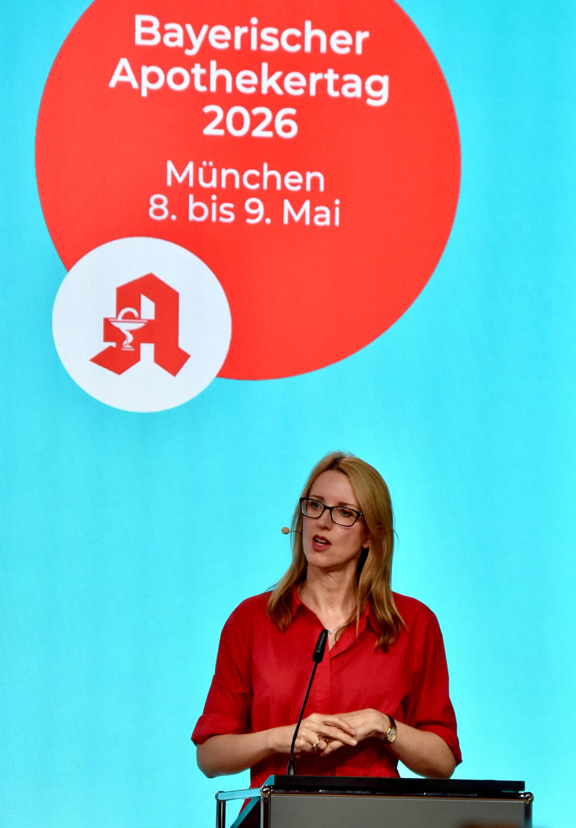 Alena Buyx bei ihrem Vortrag.  / © BAV/Sabrina Spies