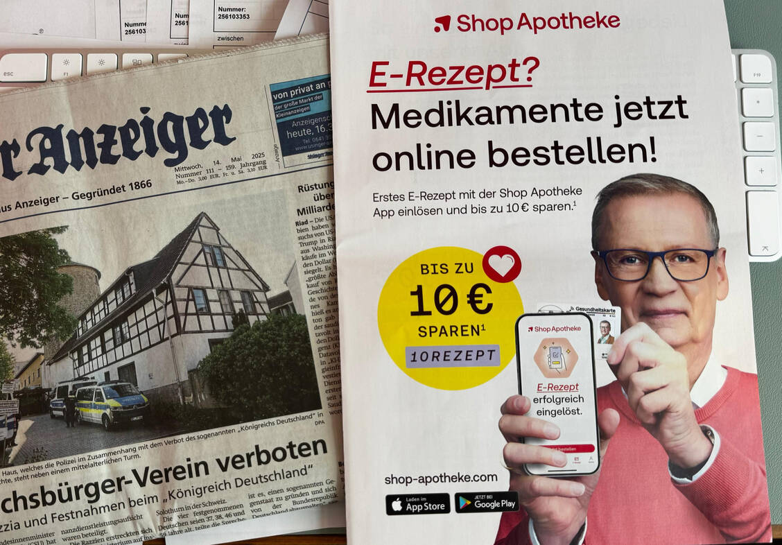 Umstrittene Beilage. / © privat