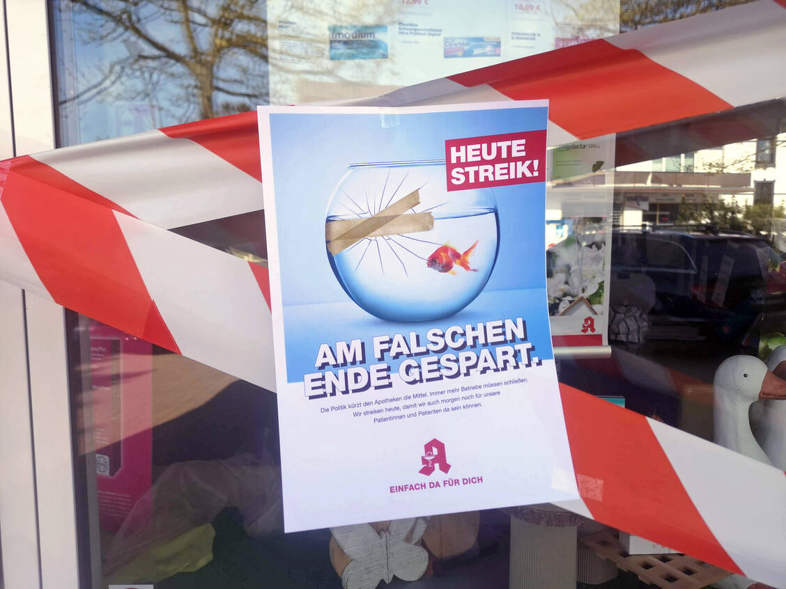 Dieses Motiv nutzten die Apotheken in vier Bundesländern im vergangenen Herbst. / Foto: PZ/Daniela Hüttemann