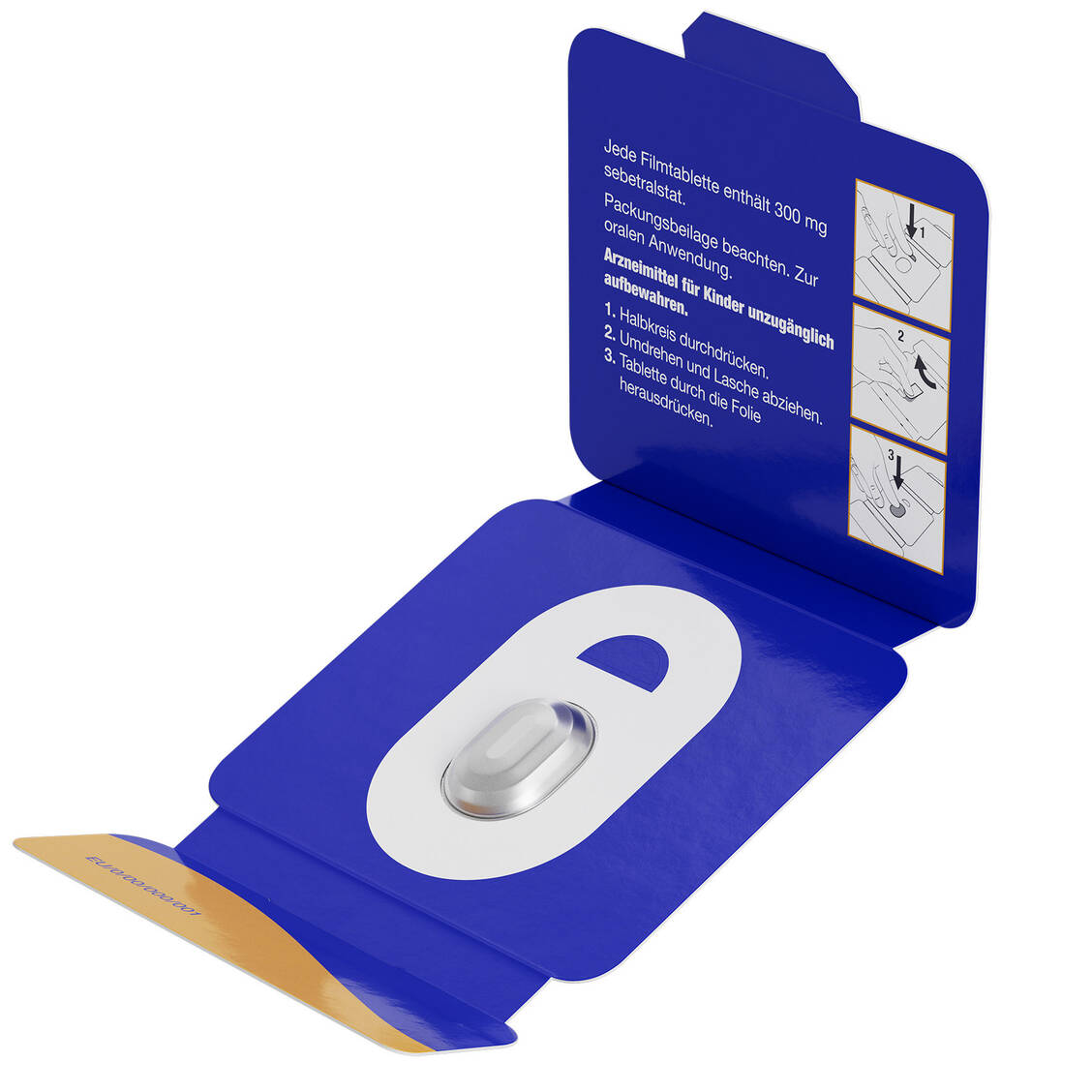 Jede Packung Ekterly® enthält sechs einzeln verpackte Tabletten. / © Kalvista Pharmaceuticals