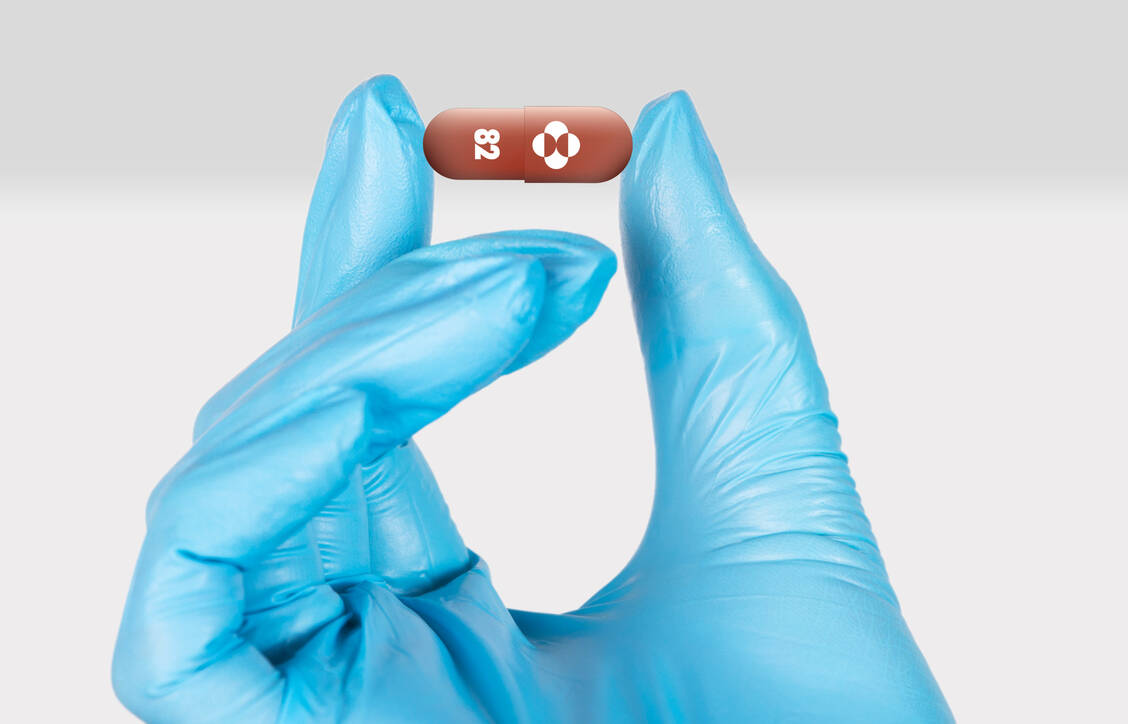Molnupiravir wirkt antiviral und ist in Lagevrio®-Kapseln von MSD enthalten. / Foto: Adobe Stock/VADIM KUSHNEROV