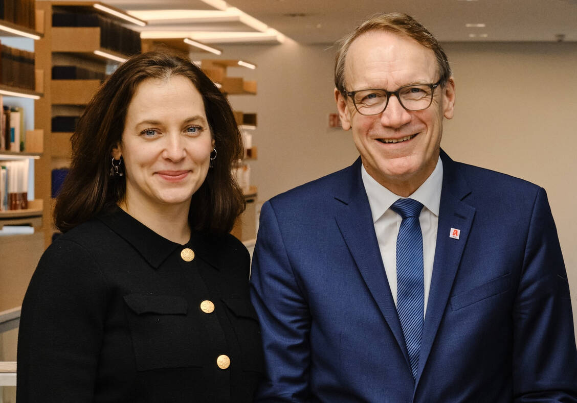 Das neue Duo an der ABDA-Spitze: Präsident Thomas Preis und Vize Ina Lucas. / © ABDA