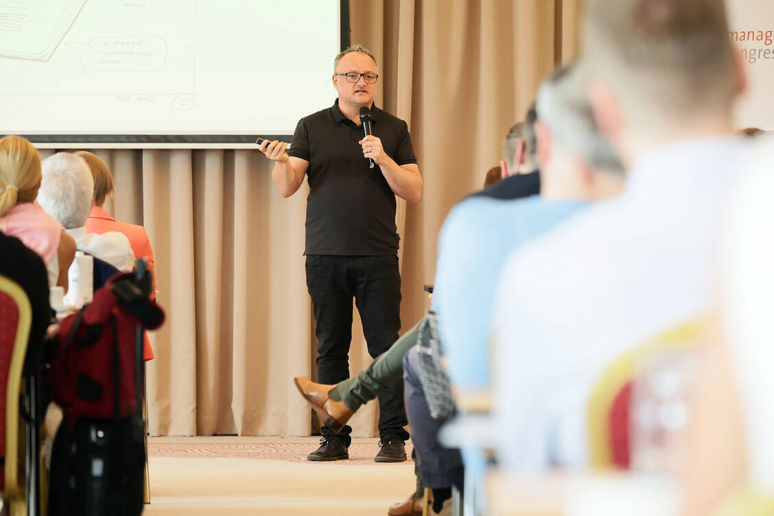 Harry Gatterer, Geschäftsführer des Zukunftsinstituts (ZI) / © PZ/Alois Mueller