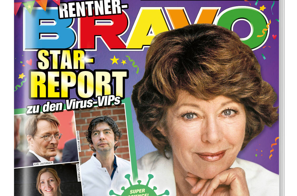 „Rentner-Bravo“-Spezial in der Apotheken Umschau 1B/2022 / Foto: Wort & Bild Verlag/ Mit freundlicher Genehmigung von BRAVO. Die Marken BRAVO und DR. SOMMER sind Marken der Heinrich Bauer Verlag KG.