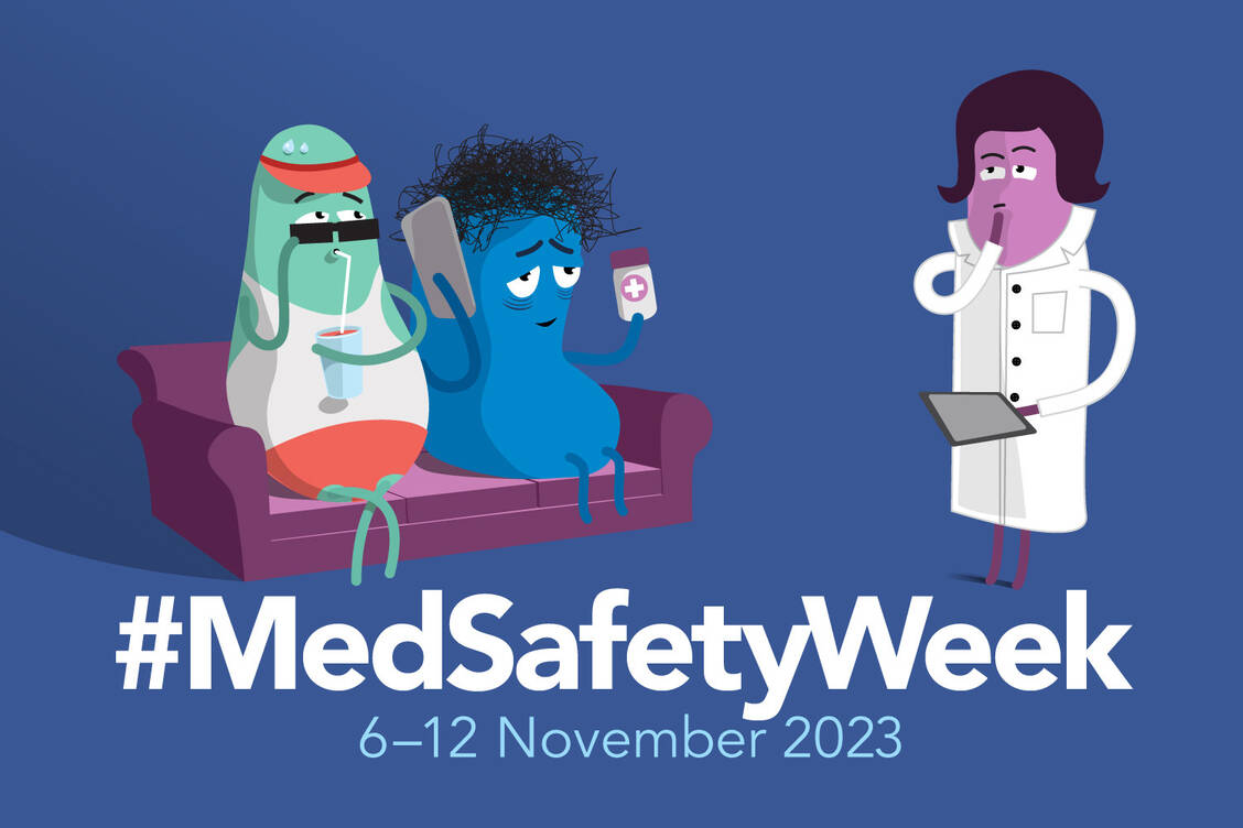 Krank durch die Tabletten? Verdachtsfälle können Patienten über ihren Heilberufler oder auch selbst melden. Ob ein kausaler Zusammenhang vorliegt, schätzen dann die Behörden ab. / Foto: #MedSafetyWeek