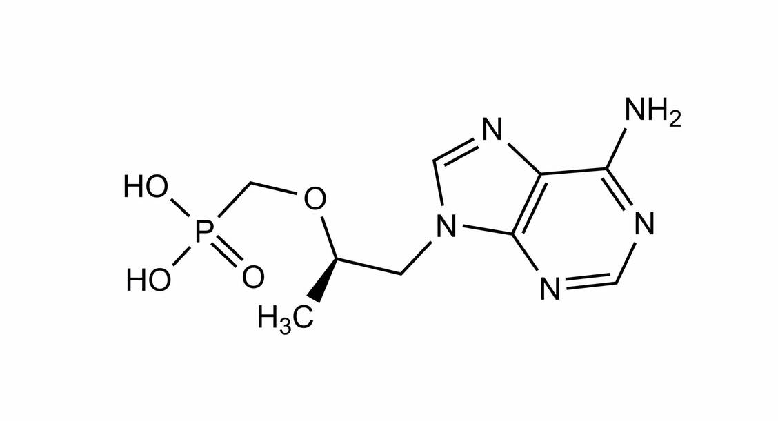 Strukturformel Tenofovir / Foto: Wurglics