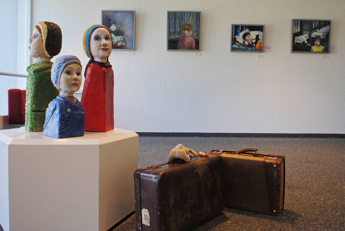 Ausstellung der Hamburger Künstlerin Heike Fischer-Nagel / Foto: PZ/Angela Kalisch