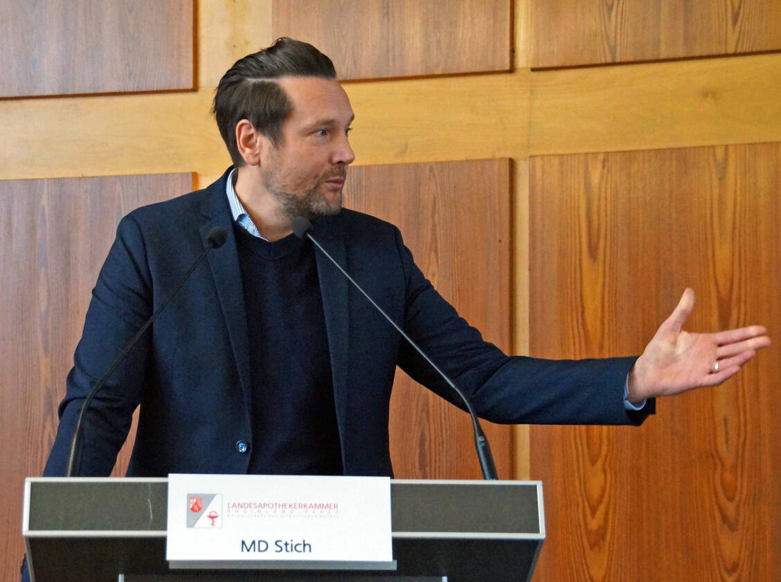 Daniel Stich, Ministerialdirektor, zeigt Verständnis für die Honorarforderungen der Apothekerschaft. / Foto: LAK Rheinland-Pfalz