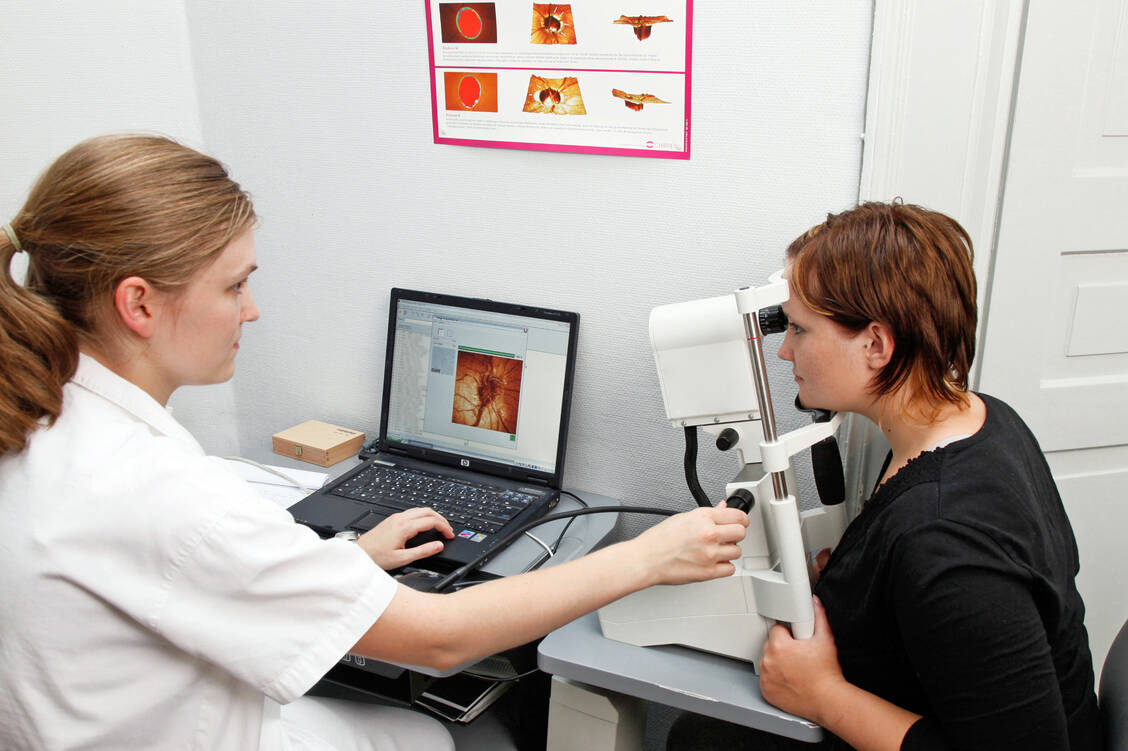 Die Retinatomographie erlaubt die dreidimensionale Darstellung des Sehnervenkopfs. Sie ist besonders wertvoll in der Verlaufskontrolle von Glaukomerkrankungen. / Foto: BVA