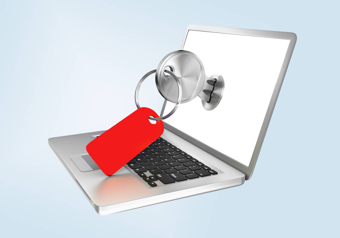 Ein persönlicher digitaler Schlüssel für online Zugänge zu Apotheken- und berufsrelevanten Angeboten. / Foto: Getty Images/nicolas