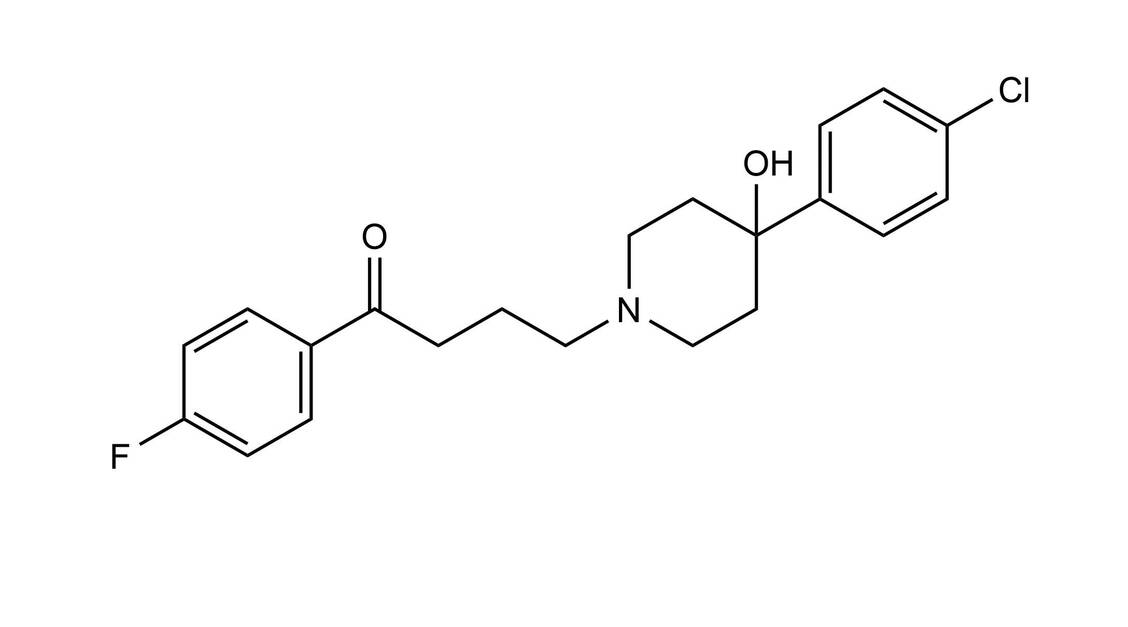 Strukturformel Haloperidol / © Wurglics