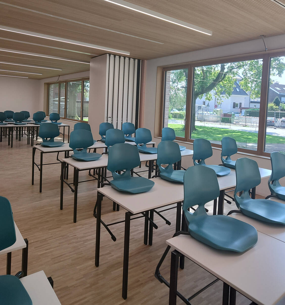 Die Klassenräume sind modern gestaltet. / Foto: PZ/Brüggen