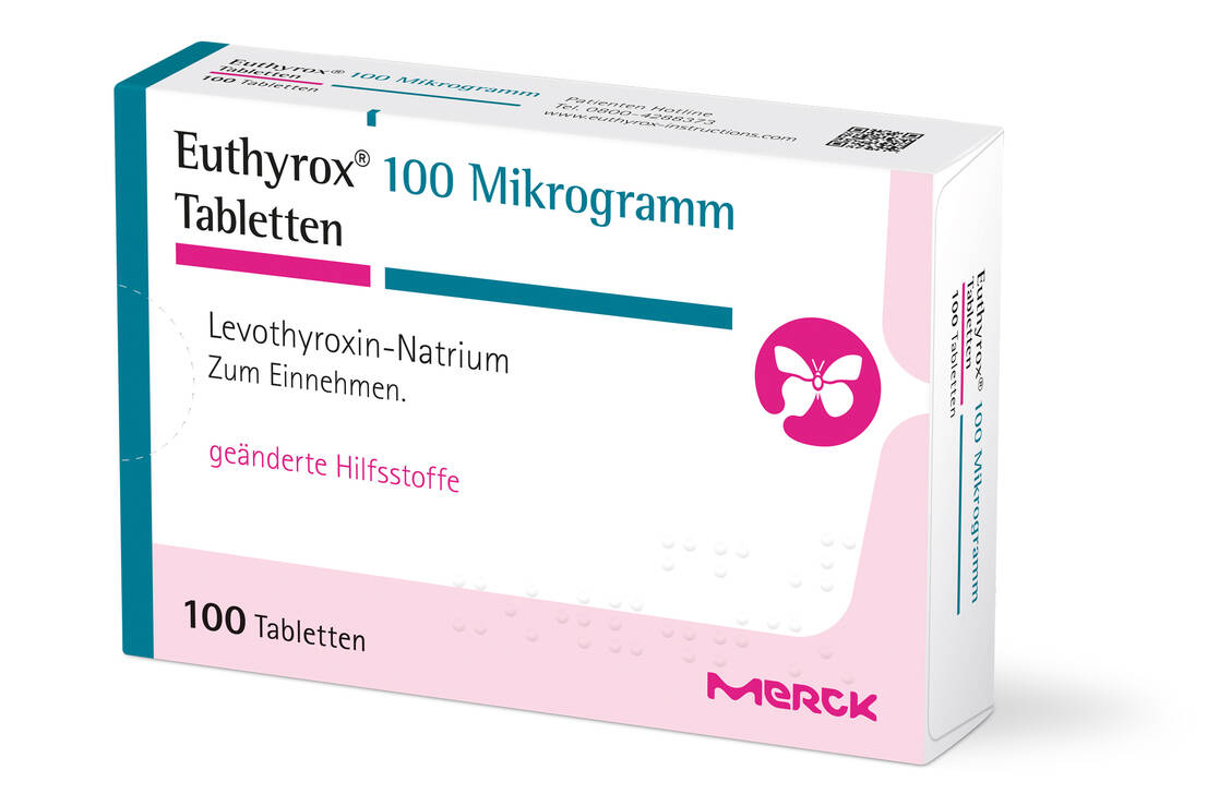 Beim neuen Packungsdesign wird deutlich auf die geänderte Hilfsstoff-Zusammensetzung hingewiesen. Bei der Erstabgabe ist das Fingerspitzengefühl des pharmazeutischen Personal gefragt. / Foto: Merck