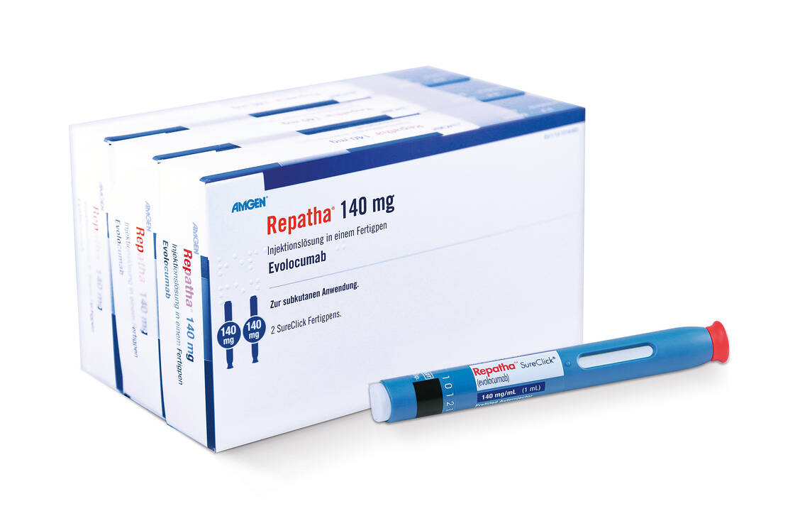 Der monoklonale Antikörper Repatha<sup>®</sup>  von Amgen bleibt in Deutschland zunächst exklusiv am Markt.  / Foto: Amgen