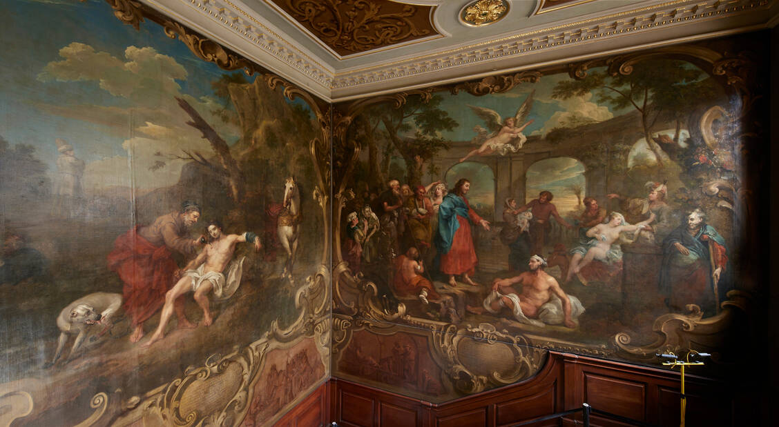 Meisterwerke im Krankenhaus: Das St. Bartholomew’s Hospital in London rückt restaurierte Hogarth-Gemälde ins Rampenlicht. / © Matthew Andrews