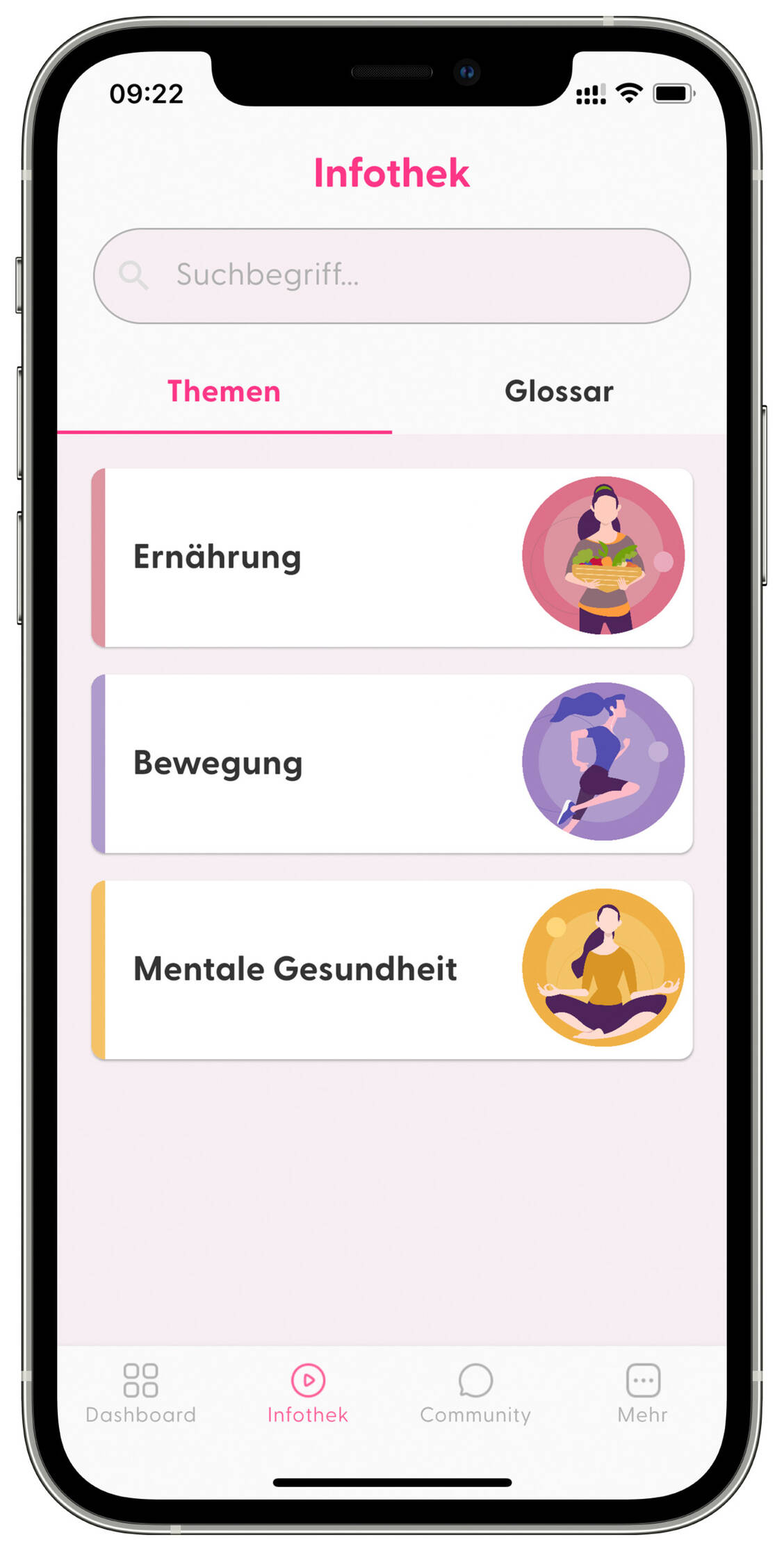 Der Pink! Coach fokussiert sich auf die drei Bereiche Ernährung, Bewegung und mentale Gesundheit. / Foto: Pink!