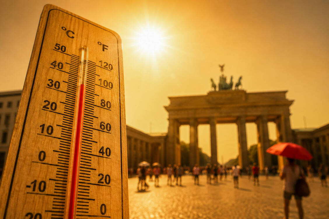 In Deutschland wurden am vergangenen Wochenende Rekordtemperaturen gemessen.  / © Imago/Steinsiek.ch
