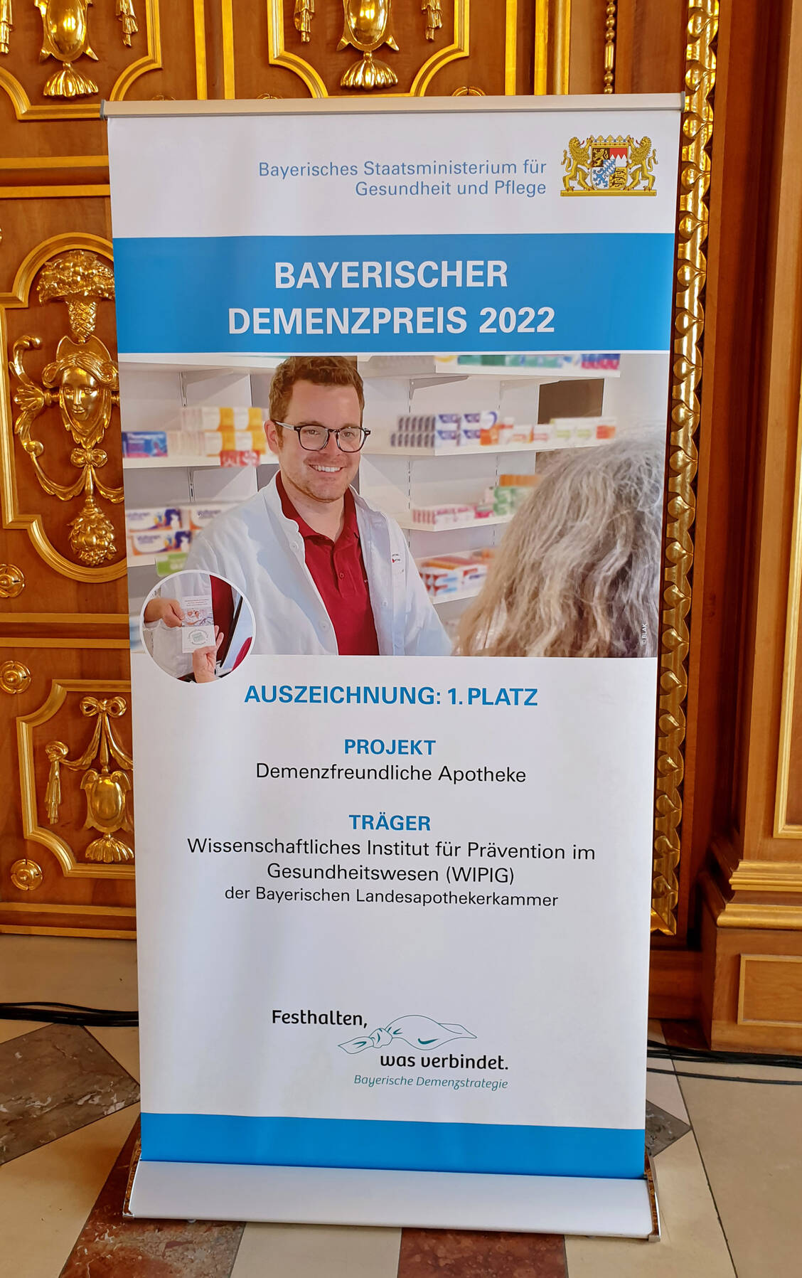 Platz 1 für das Apothekenprojekt / Foto: WIPIG