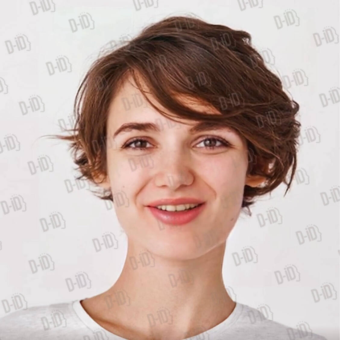 Das von den Autoren erstellte Avatarbild »Katja« ist weder in Optik noch Sprache perfekt – ebenso wenig wie seine Beratungsinhalte. / Foto: D-ID.com