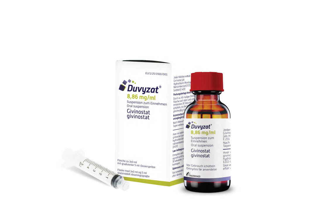 Givinostat Duvyzat 40 2025 PZ Pharmazeutische Zeitung Givinostat Duvyzat 40 2025 PZ Pharmazeutische Zeitung