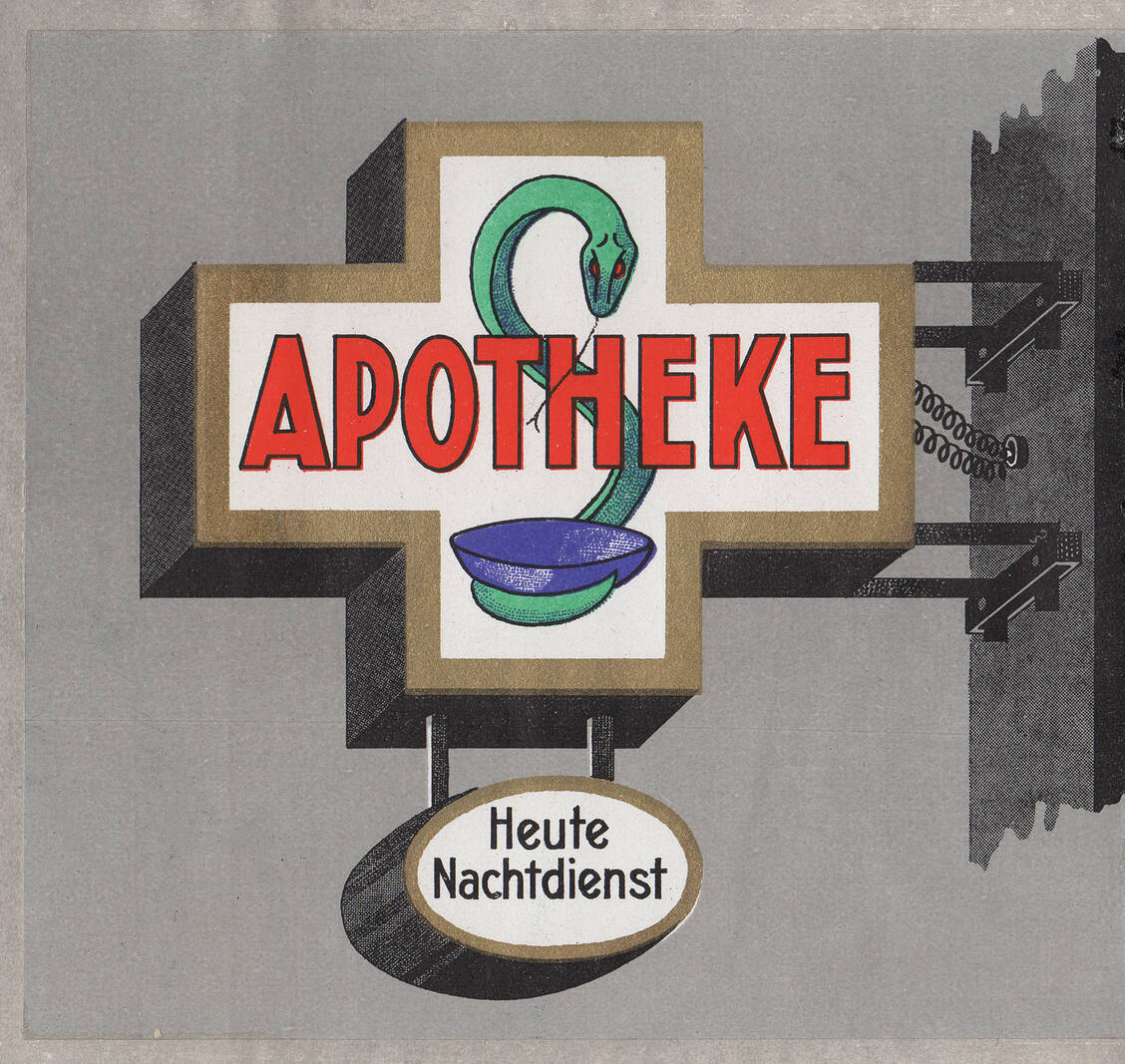 Zwei Jubiläen für das berühmte rote Apotheken-A