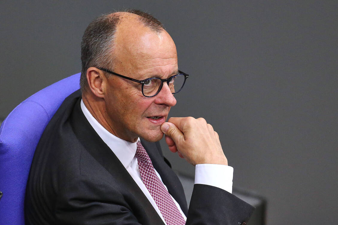 Friedrich Merz war gestern in der Talk-Show von Maybrit Illner.  / © IMAGO/dts Nachrichtenagentur