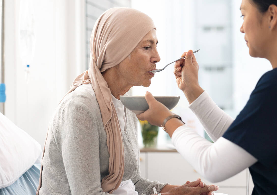 Die Tumorkachexie ist ein häufiges Begleitsymptom bei Krebserkrankungen. / Foto: Adobe Stock/Felix/peopleimages.com