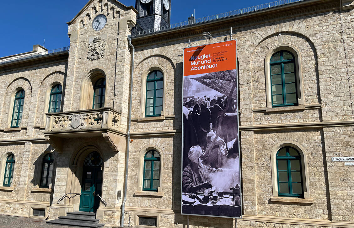 Das Alte Rathaus in Ingelheim am Rhein wird jedes Jahr im Frühling zum Ausstellungsort der Internationen Tage.  / © PZ/Kalisch