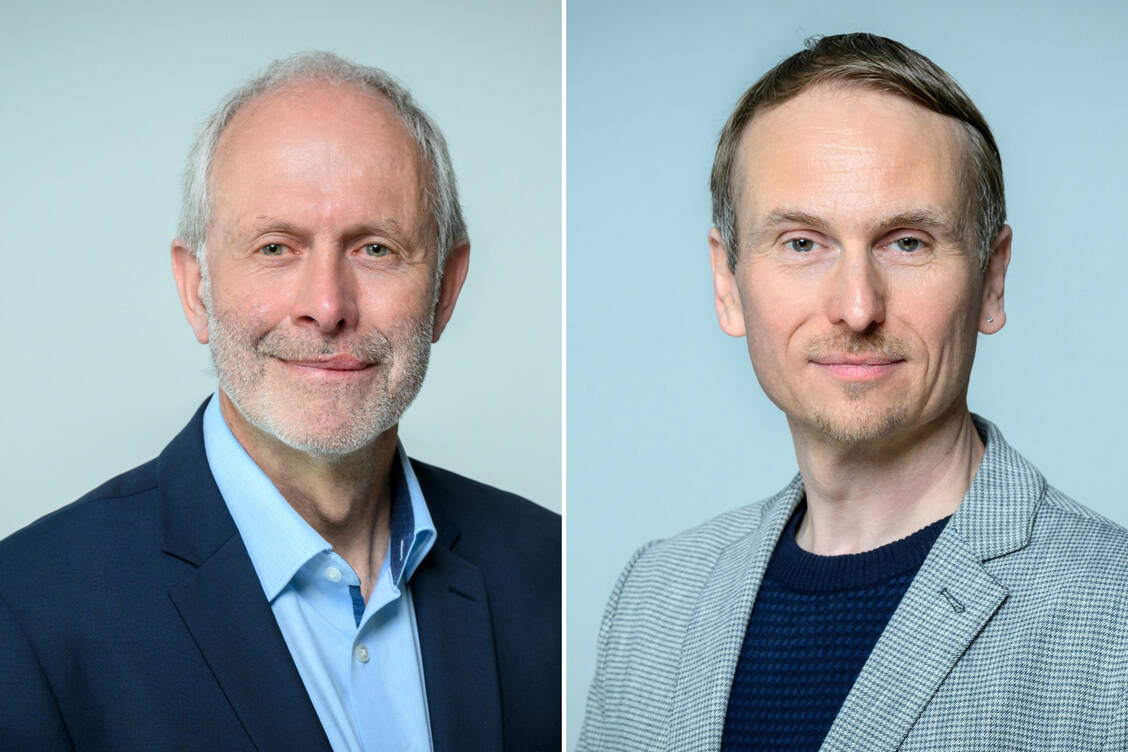 Walter Röhrer (links) sowie Christopher Kirsch  wurden als Vorsitzender sowie als stellvertretender Vorsitzender der Pro Biosimiliars AG bestätigt. / Foto: Pro Biosimilars