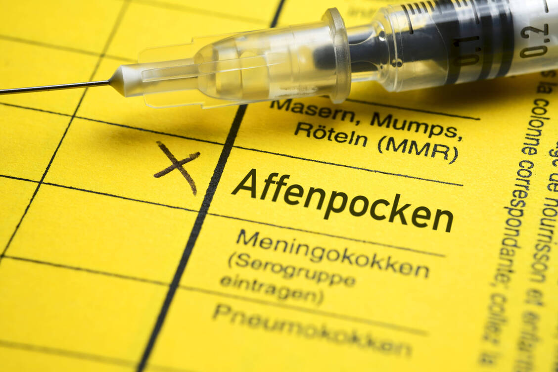 Immunisierungen gegen Affenpocken sind keine feste Rubrik im Impfbuch, wie diese Fotomontage suggeriert – wie alle Impfungen werden sie dort aber dokumentiert.  / Foto: IMAGO/Christian Ohde