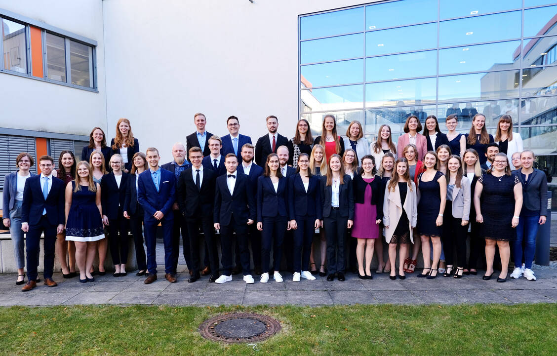 Das diesjährige Abschlusssemester der WWU Münster  / Foto: Westfälische Wilhelms-Universität Münster