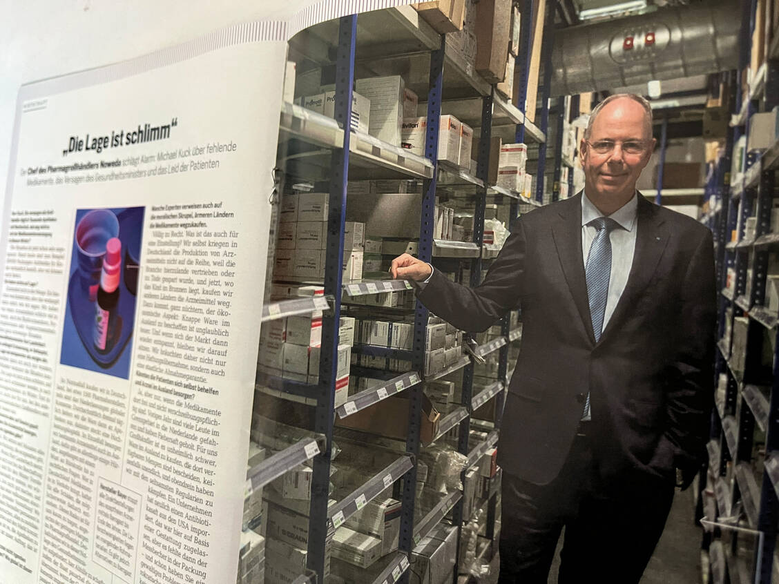 »Die Lage ist schlimm«: Noweda-Chef Michael Kuck im Interview mit dem »Focus«. / Foto: PZ
