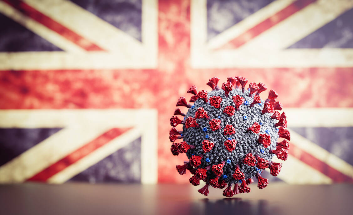 Großbritannien verzeichnet derzeit einen steilen Anstieg der Omikron-Fallzahlen. / Foto: Adobe Stock/Photocreo Bednarek